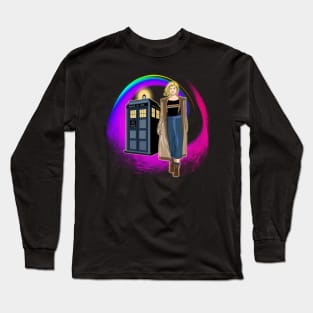 THE DOCTOR IS COMING... Long Sleeve T-Shirt